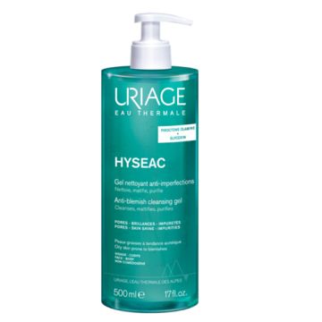 Uriage Hyseac Gel Limpiador sin Jabon Piel Grasa 500ml