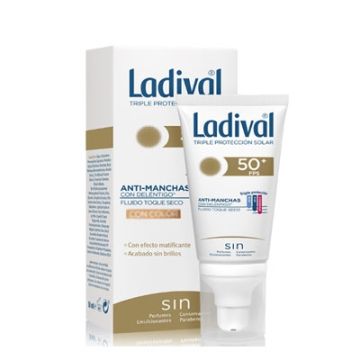 Ladival Anti-Manchas Fluido Toque Seco con Color Spf50 50ml