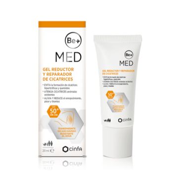 Be+ Gel Reductor y Reparador de Cicatrices Spf50+ 20ml