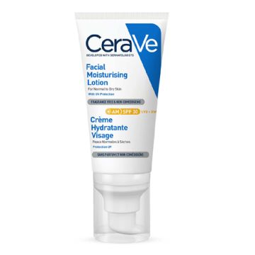 Cerave Locion Hidratante de Rostro Piel Normal-Seca Spf30 52ml