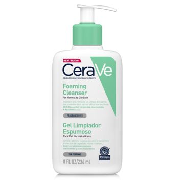 Cerave Gel Limpiador Espumoso Piel Normal-Grasa 236ml