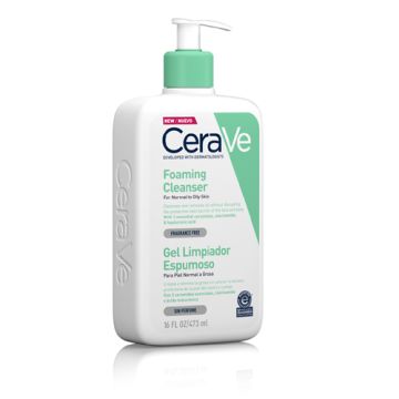 Cerave Gel limpiador Espumoso Piel Normal-Grasa 473ml