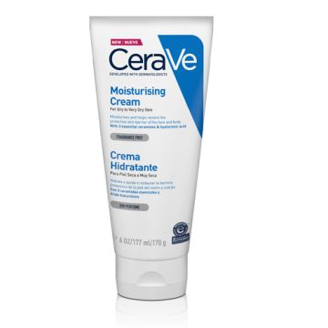 Cerave Crema Hidratante Piel Seca-Muy Seca 170gr