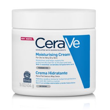 Cerave Crema Hidratante Piel Seca-Muy Seca 454gr