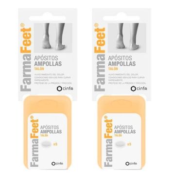 Farma Feet Apositos Ampollas Talon Duplo 2x5 Uds