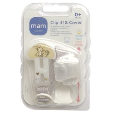 Mam Clip It Cover Broche Cinta Conejo-Ardilla 1Ud