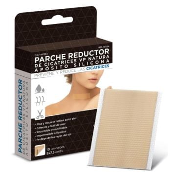 VP Natura Parche Reductor Cicatrices Silicona 5x7,5cm 10 Uds