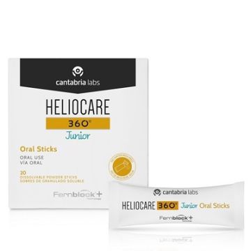 Heliocare 360ºJunior Oral Sticks Preparacion Solar 20 Sobres