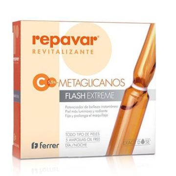 Repavar Revitalizante C-Metaglicanos Flash Extreme 5 Ampollas