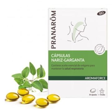 Pranarom Aromaforce Nariz Garganta Bio 30 Capsulas