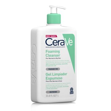 Cerave Gel Limpiador Espumoso Piel Normal-Grasa 1l