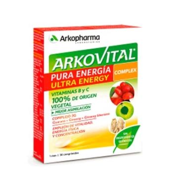 Arkovital Pura Energia Ultra Energy Complex 30 Comprimidos