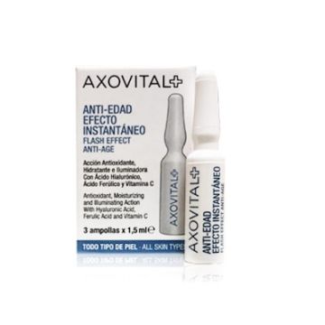 Axovital Ampollas flash antiedad efecto instantaneo 3 uds