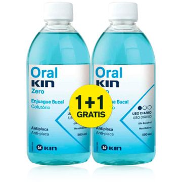 Kin Oral Zero Enjuague Bucal Duplo 2x500ml