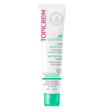 Topicrem Ac Gel-Crema Cuidado Matificante Piel Mixta-Grasa 40ml 