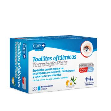 Care+ Eyes Toallitas Oftalmicas Tecnologia Plata 30 Uds