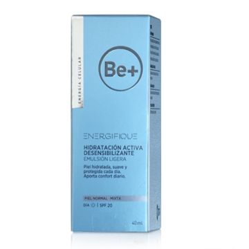 Be+ Energifique Emulsion Hidratante Desensibilizante Spf20 40ml