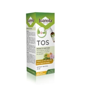 Juanola Tos Spray Bucal Sabor Miel Mentolada 20ml