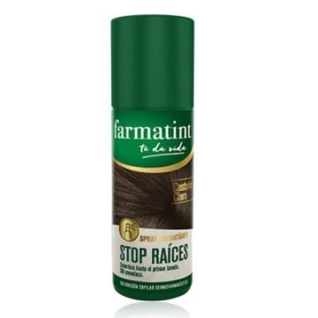 Farmatint Stop Raices Spray Instantaneo Castaño Claro 75ml