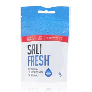 Salifresh Estimula Secrecion Saliva Caramelos Cereza 20 Uds