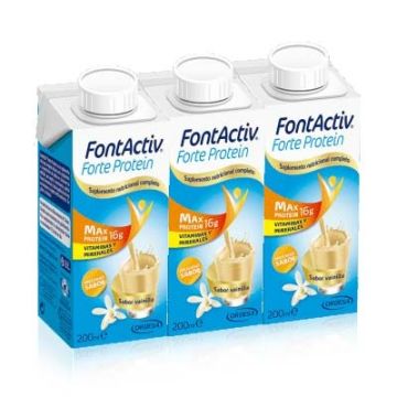 Fontactiv Forte Protein Batido Sabor Vainilla 3x200ml