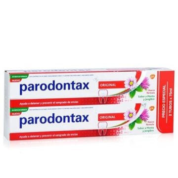 Parodontax Original Pasta Dental Menta y Jengibre Duplo 2x75ml