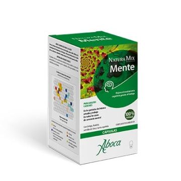 Aboca Natura Mix Mente Rendimiento Cognitivo 50 Capsulas