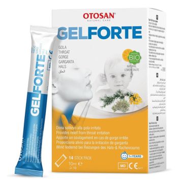 Otosan Garganta Gel Forte 14 Sticks x 10ml