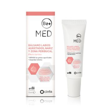 Be+ MED Balsamo Labios Agrietados y Agredidos Efecto Barrera 15ml