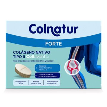 Colnatur Forte Colageno Nativo Tipo II 30 Comprimidos Bicapa