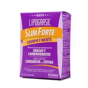 Lipograsil Slim Forte Cuerpo y Mente 20+40 Comprimidos