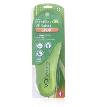 VP Natura Plantillas Gel Sport Tallas 36-40