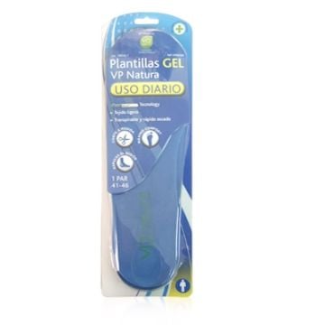 VP Natura Plantillas Gel Uso Diario Tallas 41-46