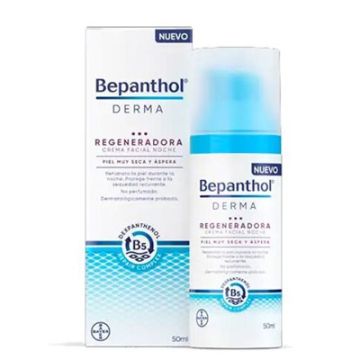 Bepanthol Derma Regeneradora Cr Facial Noche Piel Muy Seca 50ml