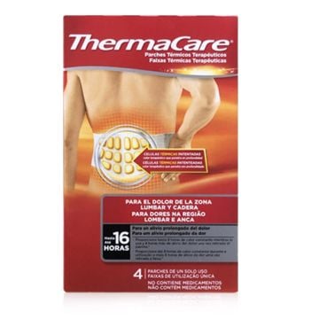 Thermacare Parches Termicos Lumbar y Cadera 4Uds