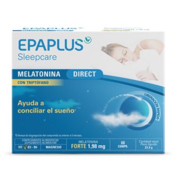 Epaplus Sleepcare Melatonina Direct con Triptofano 60Comp