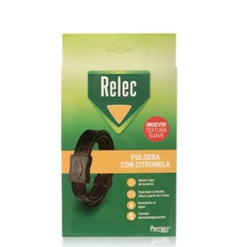 Relec Pulsera Antimosquitos con Citronela Negra