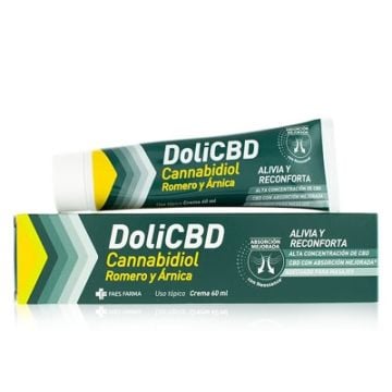 Dolicbd Crema Cannabidiol Romero y Arnica 60ml