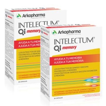 Arkopharma Intelectum Qi Memory Duplo 2x30 Capsulas