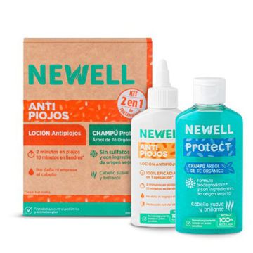 Newell Antipiojos Kit Locion 100ml + Champu Protect 120ml