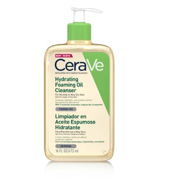 Cerave Limpiador Aceite Espumoso Hidratante 473ml