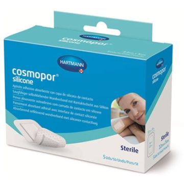 Hartmann Cosmopor Silicone Aposito 10x8cm 5 Uds