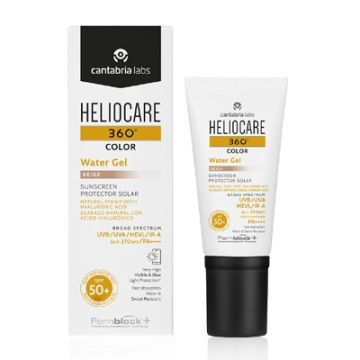 Heliocare 360º Color Water Gel Protector Solar Beige Spf50+ 50ml