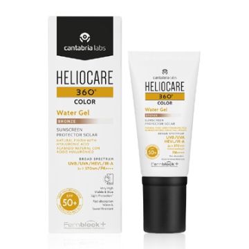 Heliocare 360º Color Water Gel Protector Solar Bronze Spf50+ 50ml