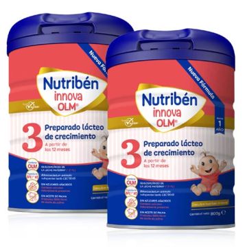 Nutriben Innova OLM 3 Leche de Crecimiento Duplo 2x800gr