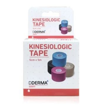 Dderma kinesiologic Tape Vendaje Neuromuscular Beige 5cmx5m 1Ud