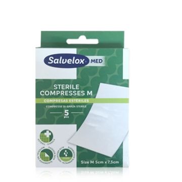 Salvelox Med Compresas Esteriles Tamaño M  5x7,5cm 5 Uds