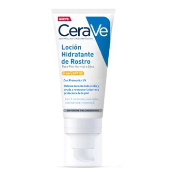 Cerave Locion Hidratante Rostro Piel Normal-Seca Spf50 52ml