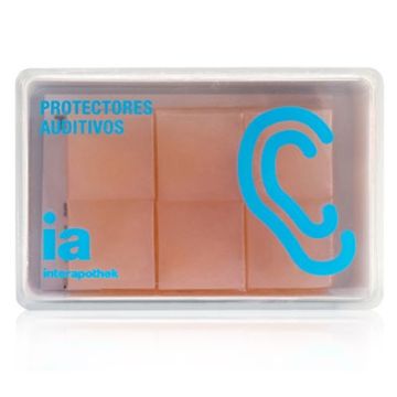 Interapothek Tapones Oidos Silicona Moldeable 6 Uds