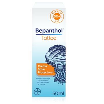 Bepanthol Tattoo Crema Solar Protectora SPF50+ 50ml